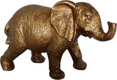 Van Manen  Sculptuur  Beeld Elephant Olifant Goud - 17.5 cm hoog