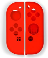 Siliconen Joy-Con hoesjes - Rood - Geschikt voor Nintendo Joy-Cons