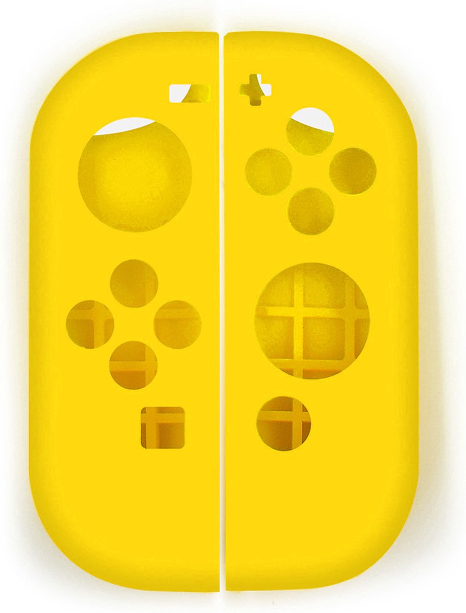 Siliconen Joy-Con hoesjes - Geel - Geschikt voor Nintendo Joy-Cons
