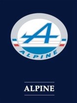 metalen wandbord Alpine logo 30x40 cm