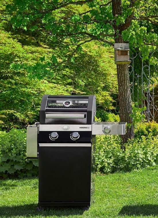 Rösle Barbecue - Barbecue Gas Videro G2-S Vario 30 mbar - Roestvast Staal - Zwart