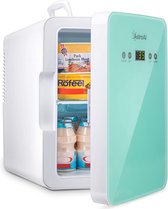 AstroAI Mini Koelkast 6 Liter / 8 Kan met Temperatuurregeling - AC / 12V (220V) DC Draagbare thermo-elektrische koeler en warmer voor slaapkamer, cosmetica, moedermelk, kantoor en reizen