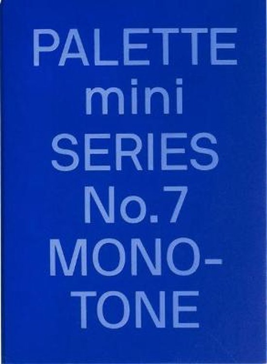 Boek cover PALETTE mini 07: Monotone van Victionary (Paperback)