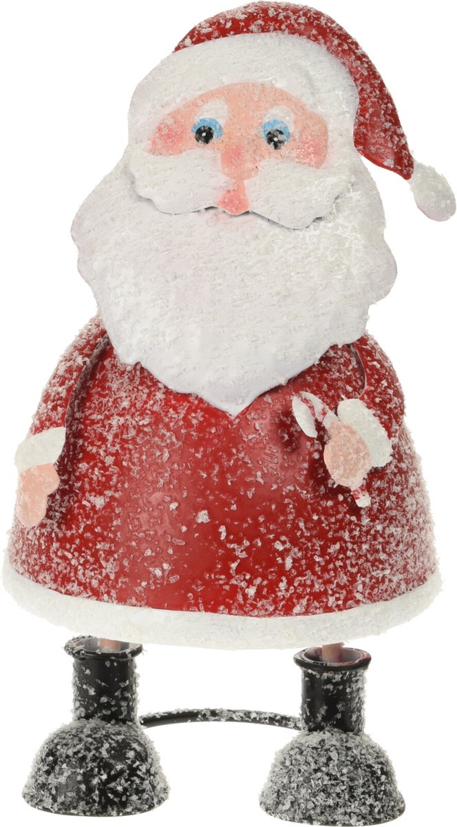 kerstfiguur metaal - kerstman - kerst - kerstdecoratie - santa - kerstfiguren
