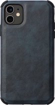 Mobiq Rugged PU Leather Case iPhone 12 Mini | Extra stevig Rugged hoesje PU leer | Backcover voor Apple iPhone 12 Mini (5.4 inch) | Beschermhoesje TPU / PU leder | Telefoonhoesje i