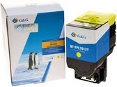 G&G toner compatibel met Lexmark 702HY (70C2HY0) Tonercartridge geel Huismerk 3000 pagina's