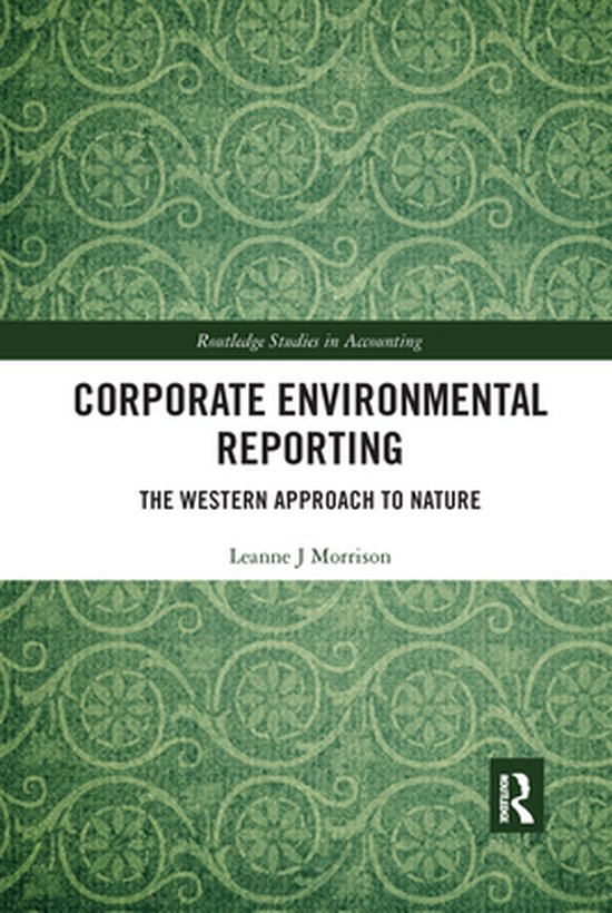 Routledge Studies in Accounting - Corporate Environmental Re ... - cover