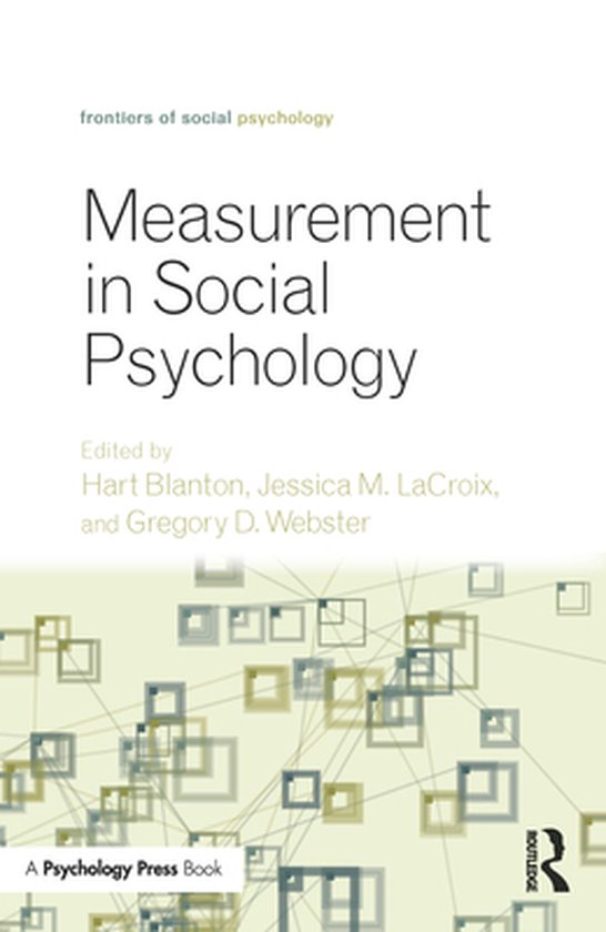 Frontiers of Social Psychology - Measurement in Social Psych ... - cover