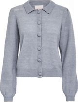 Minus Mille Knit Cardigan Misty Blue Melange