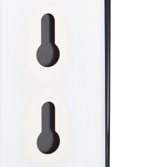 Relaxdays Toilethouder, niet vast, borstelhouder (inclusief toiletborstel), h x b x d: 79 x 21,5 x 21,5 cm, zwart en naturel