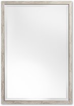 Moderne Spiegel 96x126 cm Grijs - Amelia