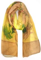 HH Kunst - Sjaal Dames - Van Gogh - Zonnebloem - Geel