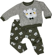 babykledingset/jongen/2 delig/gevoerd broekje