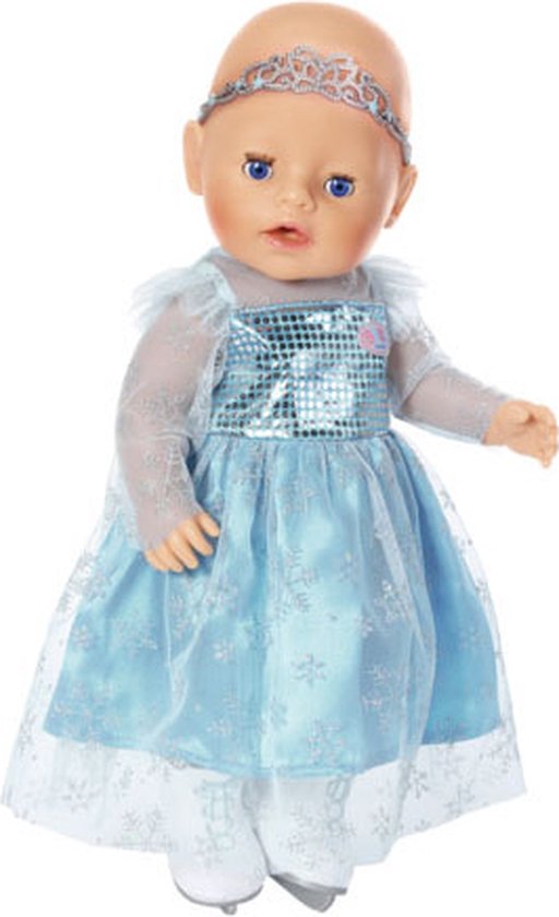 BABY born Prinses op het IJs-set met Jurk - Poppenkleding 43cm | bol.com