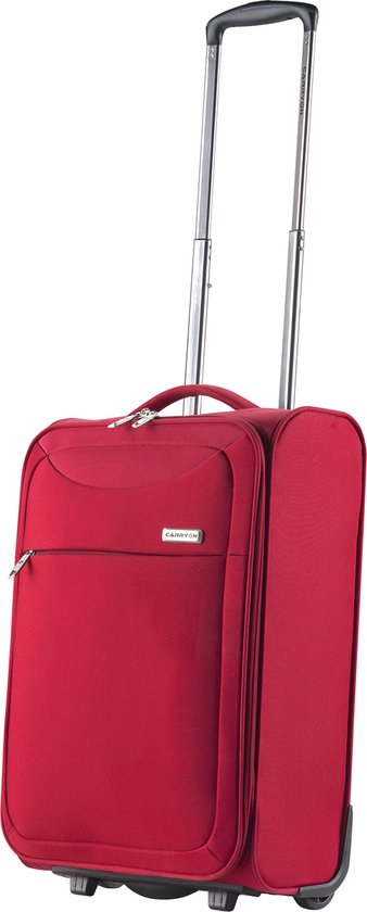 CarryOn Air Handbagagekoffer | Ultra lichte trolley 55cm handbagage | 2 wielen | Rood