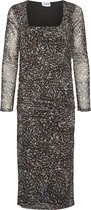 Noisy may NMISA L/S MESH DRESS Dames Jurk - Maat M