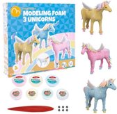 Imaginarium Unicorn Knutselpakket Klei - Bolletjesklei - 3 x Eenhoorn