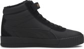 PUMA Carina Mid WTR Dames Sneakers - Puma Black-Puma Black - Maat 42