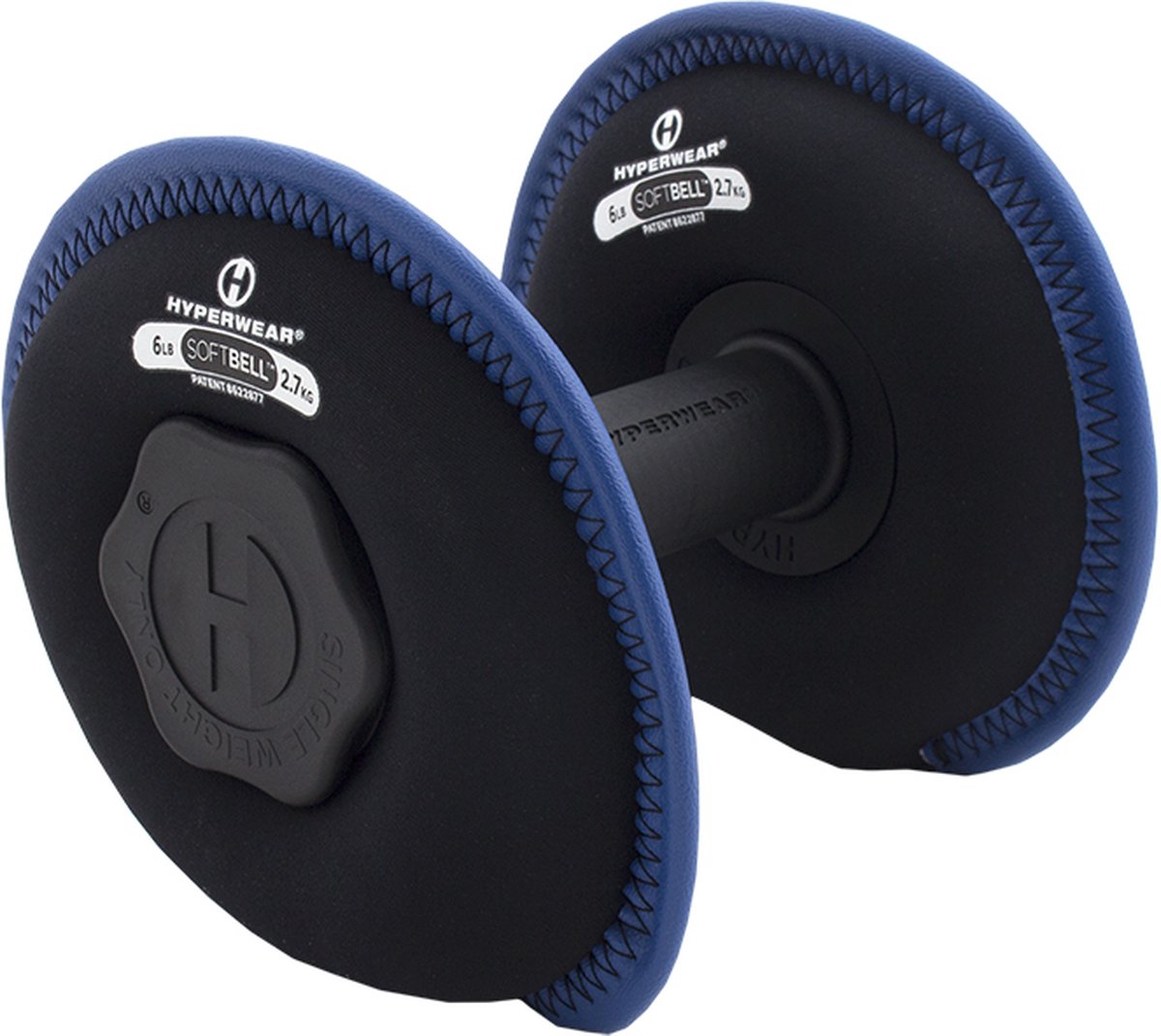 SoftBell Dumbbell 5,4 kg (12 lbs) - blauw
