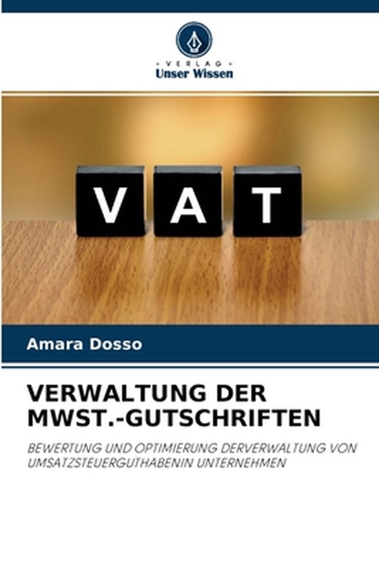 Verwaltung Der Mwst.-Gutschriften - cover