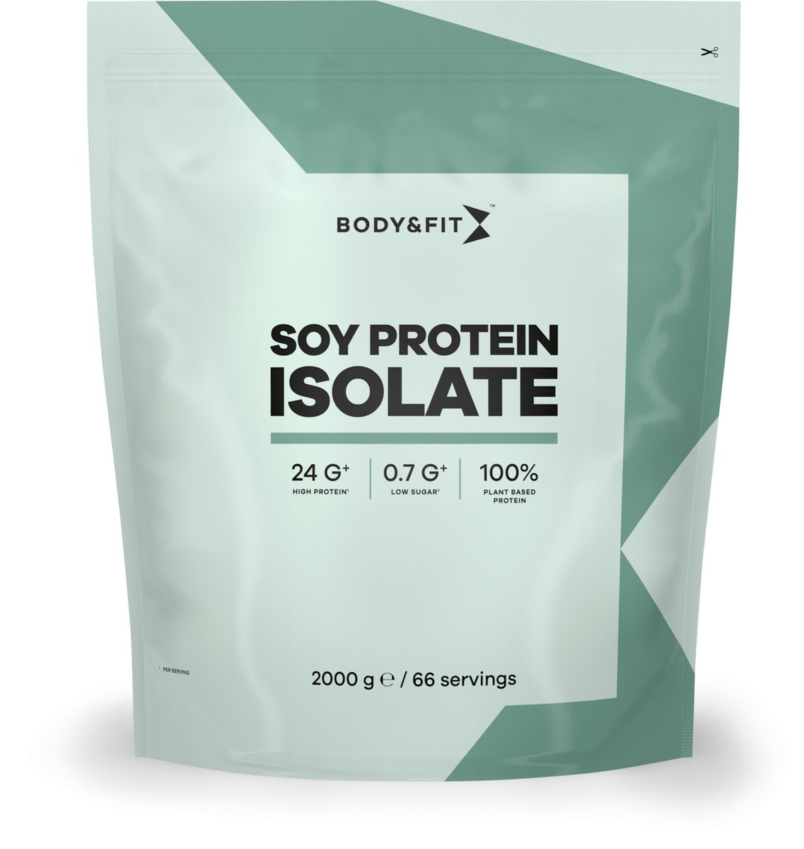 Goedkoopste Body & Fit Soy Protein Isolate - Vegan Proteine Poeder - Soja Eiwit Isolaat - 2000 gram (66 Shakes) - Chocolade