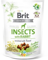 Brit Care Crunchy Snack - Insects with Rabbit 200 g - Hondensnack - Hypoallergeen