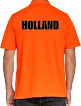 Grote maten Holland oranje poloshirt Holland / Nederland supporter EK/ WK heren XXXXL