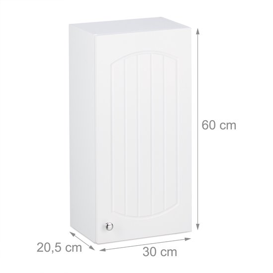 AIVY badkamerkast Hangend 160x35x35cm MDF 2 Deuren Talc Softclose Greeploos