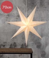 Kerstster met lamp - 70cm
