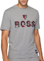 Hugo Boss NBA Basket Chicago Bulls T-shirt - Mannen - grijs - rood - wit