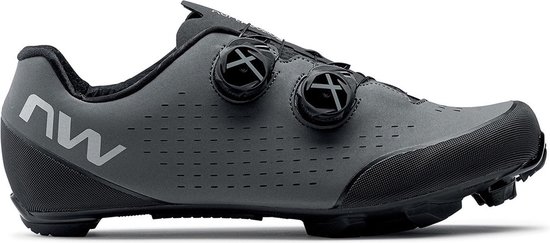 Northwave Rebel 3 Mountainbike Schoenen Fietsschoenen Maat 41 Unisex grijs zwart bol
