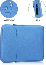 DrPhone S06 10.5 inch Sleeve - Tablethoes – Pouchbag - Geschikt voor o.a iPad Pro 11 2020, iPad 10.2 2019 / Samsung S6 / Lenovo Tab 10 etc - Lichtblauw