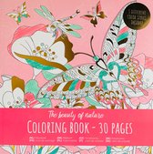 ''De mooie natuur´´ kleurboek - Kleurboek voor volwassen - Kleurboek voor volwassenen met 5 verschillende kleurstijlen!