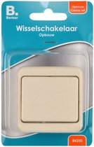 Berker opbouw - Wisselschakelaar opbouw (Crème)