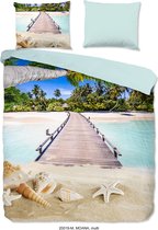 Pure Dekbedovertrek Tropical beach / Lits-jumeaux