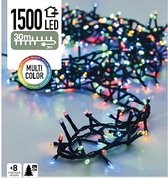 Micro Cluster Kerstverlichting 1500 LED's 30m Multicolor - Lichtsnoer Kerst - It's All About Christmas™