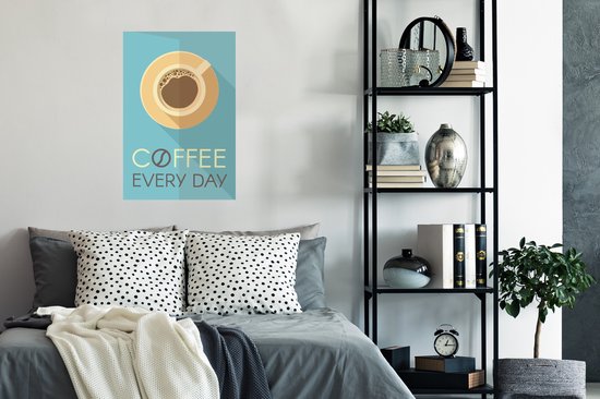 Devis Café Coffee tous les jours 60x90 cm