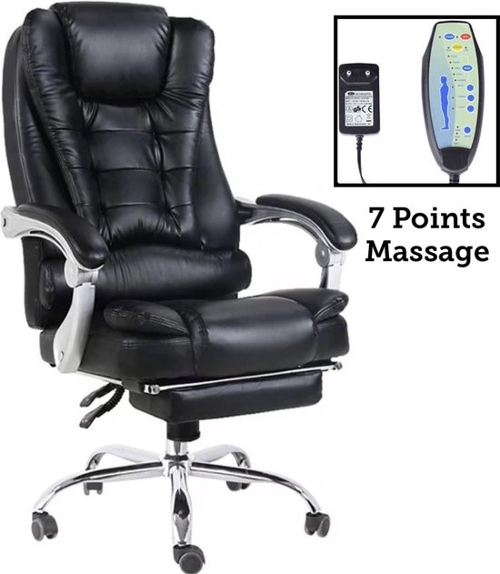 Massage Bureaustoel Deluxe - 7 Punts Massagefunctie