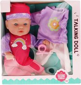 Dolly pratende pop - talking doll - Dolly Star 30 cm.   18m+