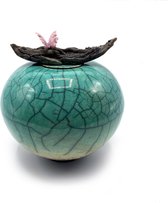 Kleine Urn Keramiek - Raku gestookt