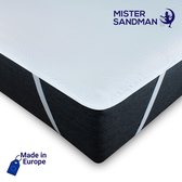 Matrasonderlegger - Matrasbeschermer 160x200 waterdicht - Matras topper 160x200 wasbaar - Matrasonderlegger ademend - Matrasbeschermer 160x200  hygiënisch - Matrasonderlegger met 4