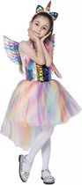 Eenhoorn jurk unicorn jurk eenhoorn kostuum - maat 86 tot maat 116 prinsessen jurk verkleedjurk + haarband