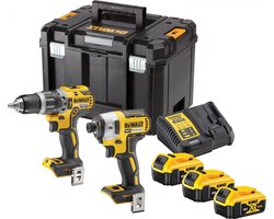 DeWALT DCK266P3T Accu combiset 2-delig (DCD796 + DCF887) 18V XR (3x) 5.0Ah in TSTAK