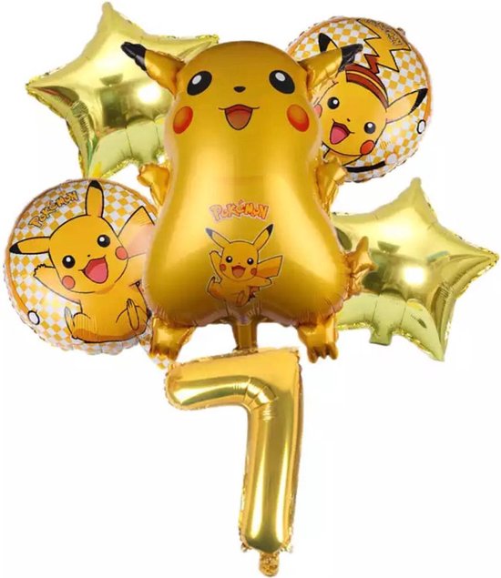Pokemon Ballon Droom Thema Party Decoratie Benodigdheden Pikachu Verjaardagsfeestje , Nummer 7
