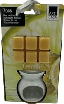K Pleasure - Geurkaarsen - Wax Melts - Kaarsen met Blokjes geur - Geurblokjes voor kaarsen - Geurverstuiver - Lemon