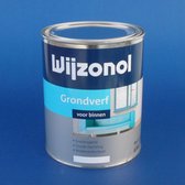 Wijzonol Grondverf Waterverdunbaar RAL9005  Gitzwart 0,5 Liter