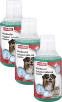 Beaphar Mondwater Hond/Kat - Gebitsverzorging - 3 x 250 ml