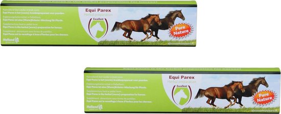 Excellent Equi Parex – Cura Intestinale A Base Di Erbe Per Cavalli, 5 Bustine Da 50g, Supporta Digestione E Flora Intestinale