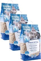 Happy Home Clean Fresh - Kattenbakvulling - 3 x 20 l