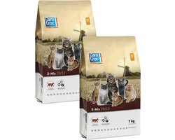 Carocroc 3-Mix - Kattenvoer - 2 x 7 kg